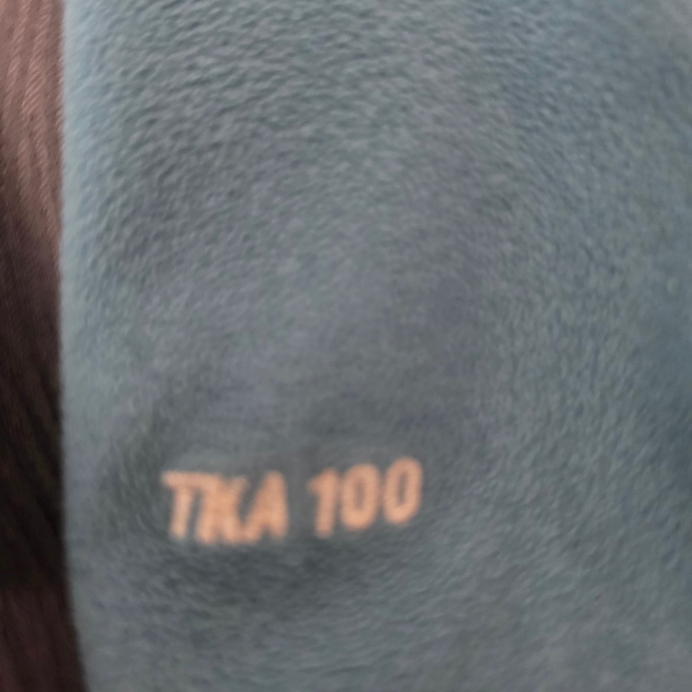 The North Face TKA 100 Fleece Hoodie Womens XL Blue Excellent Thumbholes Zip Up - Picture 7 of 14